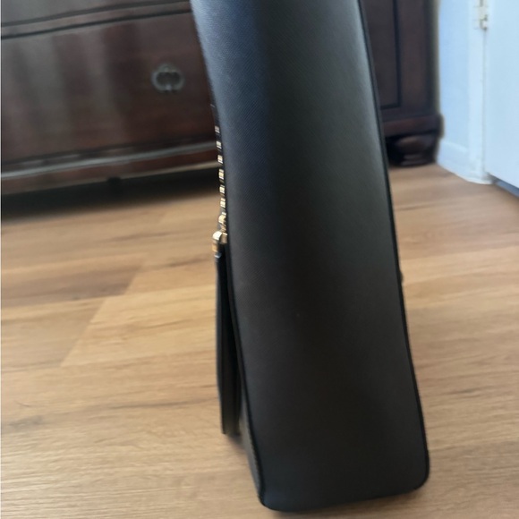 Michael Kors Black Tote with Gold Chain - Picture 6 of 9